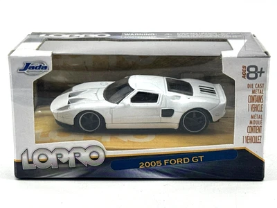 Novo muscle car Jada LOPRO 2005 Ford GT 1:32 branco fundido - Imagem 1 de 4