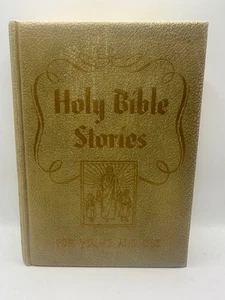 Vintage 1955 Egermeier's Bible Story Book with colorful illustrations - Picture 1 of 16
