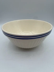 Cornishware TG Green Blue Striped Made in England 9.25”Bowl - Picture 1 of 14