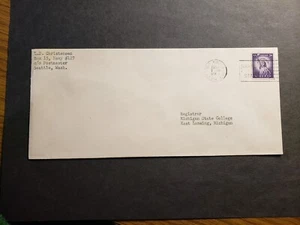 NAVY #127 Kokiak, Alaska 1954 Naval Cover 13609 Branch Sailor's Mail - Picture 1 of 2