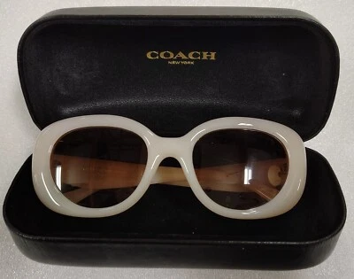 Gafas de sol Coach para mujer Hc8391u almohada atigradas ajuste universal ovaladas Foto 1 de 4