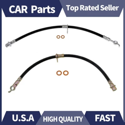 Juego de mangueras de freno de línea de freno delantero Dorman 2 piezas para Toyota Highlander 2001 2002 2003 Foto 1 de 4