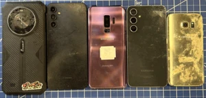 Lot of 5 Miscellaneous Samsung - *AS-IS FOR SALVAGE/PARTS/DISASSEMBLY* - Photo 1 sur 6