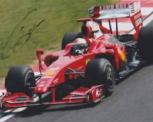 2009 Giancarlo Fisichella signed Scuderia Ferrari F60 Formula 1 F1 8x10 Photo - Picture 1 of 1