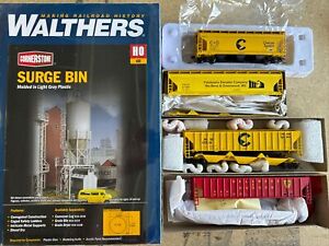 Ho Scale Walthers Athearn Atlas Grain Surge Bin Boxcar Lot