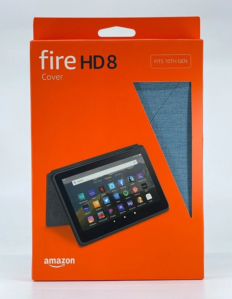 Tablet Amazon Fire HD 8 capas 10ª geração lançamento 2020: preto, ameixa, azul crepúsculo - Imagem 1 de 4