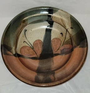 Virginia native John Freimar pottery 10 inch bowl  Hand Painted Natural Glaze  - Picture 1 of 6