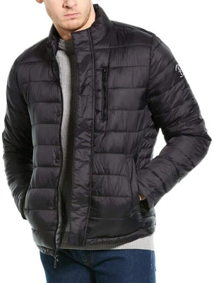 Kenneth Cole New York Men's Black Puffer Winter Jacket XL yoc1823b - Image 1 of 2