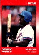 1989 Star Dominic Pierce #38 Texas Rangers Gastonia