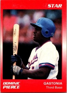 1989 Star Dominic Pierce #38 Texas Rangers Gastonia