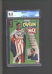 Captain Nice #1 CGC 8.5 William Daniels Photo Cover. Only Issue 1967 - Picture 1 of 2