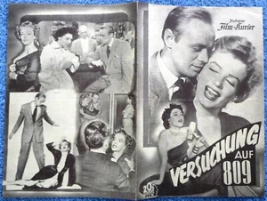 MARILYN MONROE, Richard Widmark cover for "Don't Bother to Knock" (1953) movies - Picture 1 of 2