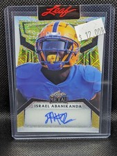 2023 Leaf Football Auto Cards. All numbered. You pick! Stroud, Hutch