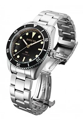 RARE NEW INVICTA 1953 PRO DIVER MEN'S NH35 AUTOMATIC 40MM BLACK DIAL SS WATCH - Image 1 of 4