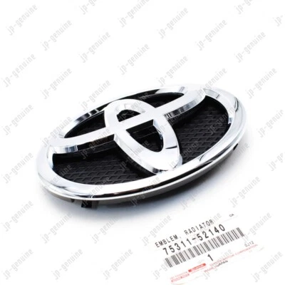 OEM Genuine  TOYOTA  Yaris 2007 - 2011 Front Radiator Grille Chrome Emblem Badge - Image 1 of 4