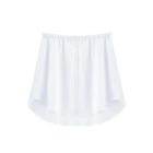 Women False Shirt Tail Blouse Hem Skirt Underskirt Detachable Elastic Waist