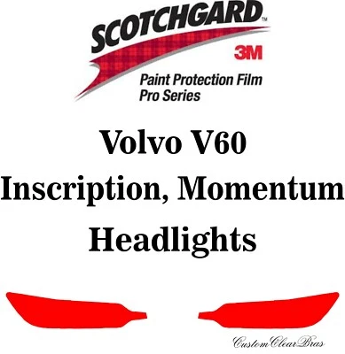 3M Scotchgard Paint Protection Film Pro Series 2019 2020 2021 Volvo V60 - Image 1 of 3