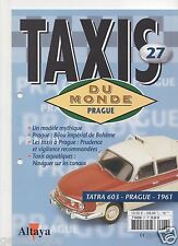 Broschüre Altaya Taxis Der Welt Nr°27 Tatra 603 Prag 1961 Ohne Miniatur