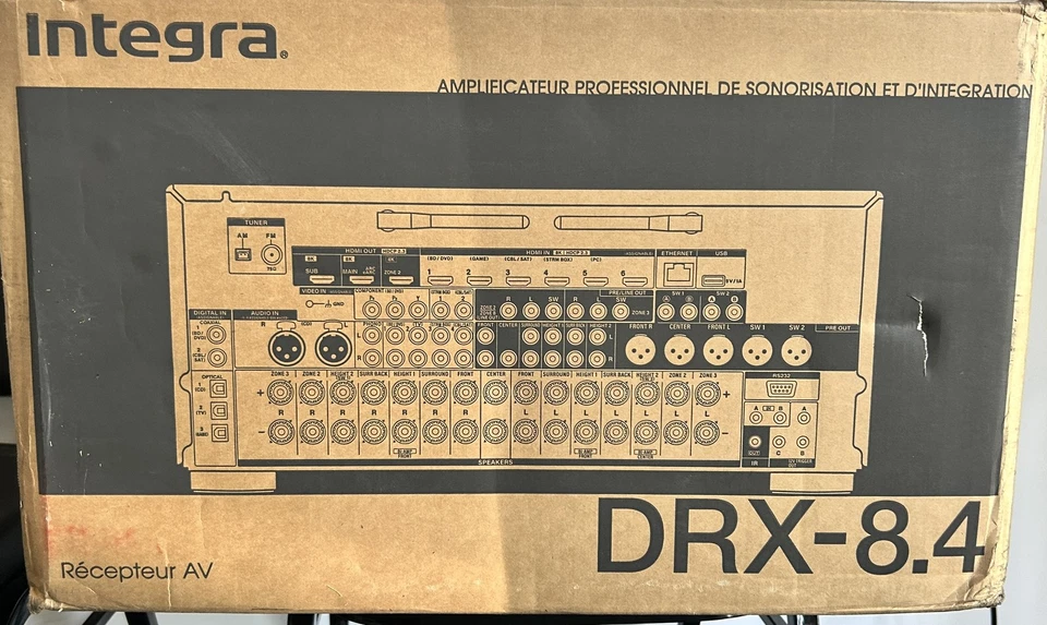 Integra DRX-8.4 11.4 Channel Network Home Theater A/V Receiver w/ Dolby Open Box - Image 1 of 4