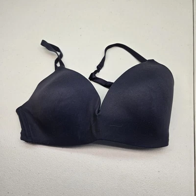 Sujetador Wacoal Mujer 32D Azul Camiseta Correa Inalámbrica Ajustable Ligeramente Forrado Foto 1 de 4