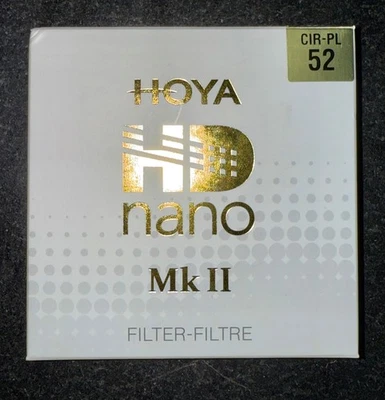 Genuine HOYA HD nano CIR-PL MKII 52mm Filter, CPL, Polarizer, HARDENED GLASS - Image 1 of 2