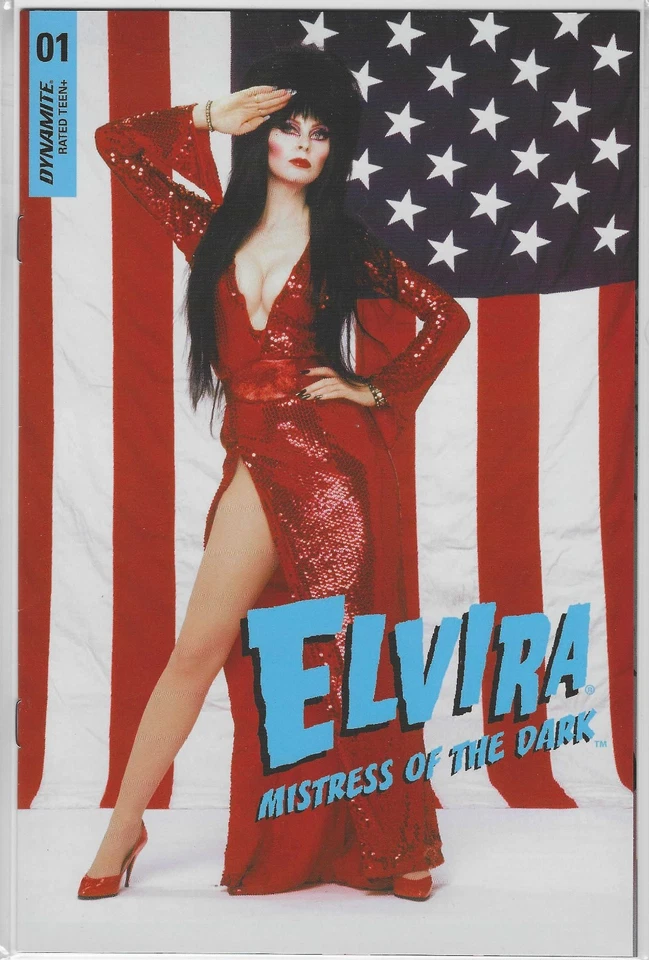 ELVIRA MISTRESS OF THE DARK #1-N, DYNAMITE, NM, CASSANDRA PETERSON, PHOTO COVER - Image 1 of 3