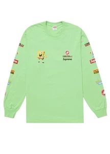 Supreme®/SpongeBob/Castelli® Racing L/S Tee Lime Size Large IN HAND!!️ - Bild 1 von 2
