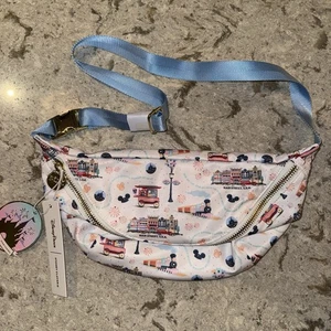 Disney Parks Stoney Clover Lane Main Street White Fanny Pack Bag NWT Actual! - Picture 1 of 4