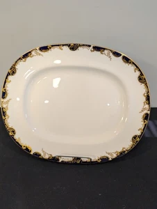 Minton Versailles 15” Oval Serving Platter – Vintage English Bone China - Picture 1 of 9