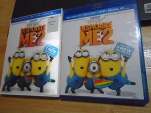 RARE OOP Despicable Me 2 BLU-RAY 3D Steve Carell office bob's burgers slipcover - Picture 1 of 4