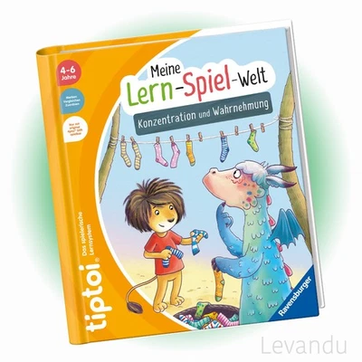 RAVENSBURGER tiptoi® Buch - Meine Lern-Spiel-Welt: Konzentration und Wahrnehmung - Bild 1 von 4