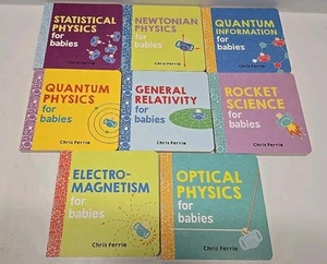 Baby University Board Book Lot Chris Ferrie Science for Babies 4 Books Physics - Bild 1 von 7