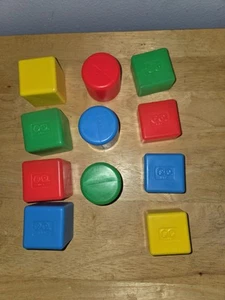 Fisher-Price Blöcke Vintage. 11 Stück 1977 - Bild 1 von 3