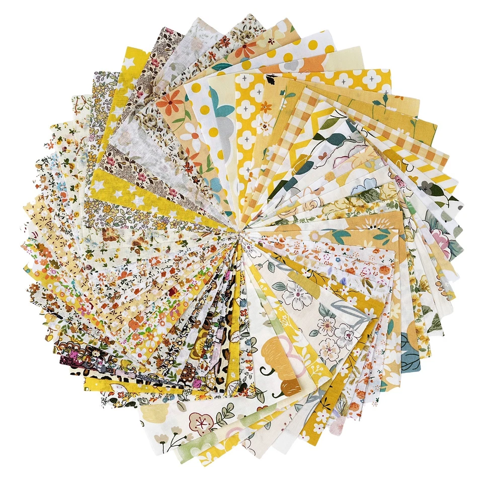 Cuadrados de tela de algodón floral a granel de 200 piezas hágalo usted mismo retazos al por mayor Foto 1 de 1