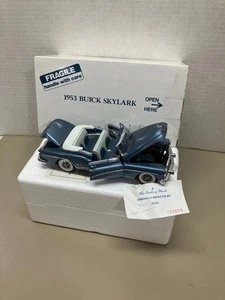 DANBURY MINT  1/24 SCALE 1953 BUICK SKYLARK CONV. DIE CAST CAR NO PAPER WORK - Picture 1 of 6