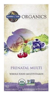 Garden Of Life Mykind Organics Prenatal Multi 90ct - Exp 1/26 Foto 1 de 3