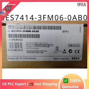 Nuovo Siemens 6ES7414-3FM06-0AB0 6ES7 414-3FM06-0AB0 SIMATIC S7-400 CPU414F-3 - Foto 1 di 4