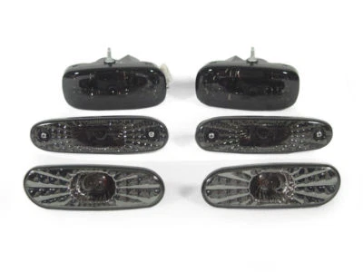 6PCS DEPO *LIGHT* Smoke Bumper Signals + Side Markers For 93 94-96 Toyota Supra Foto 1 de 4