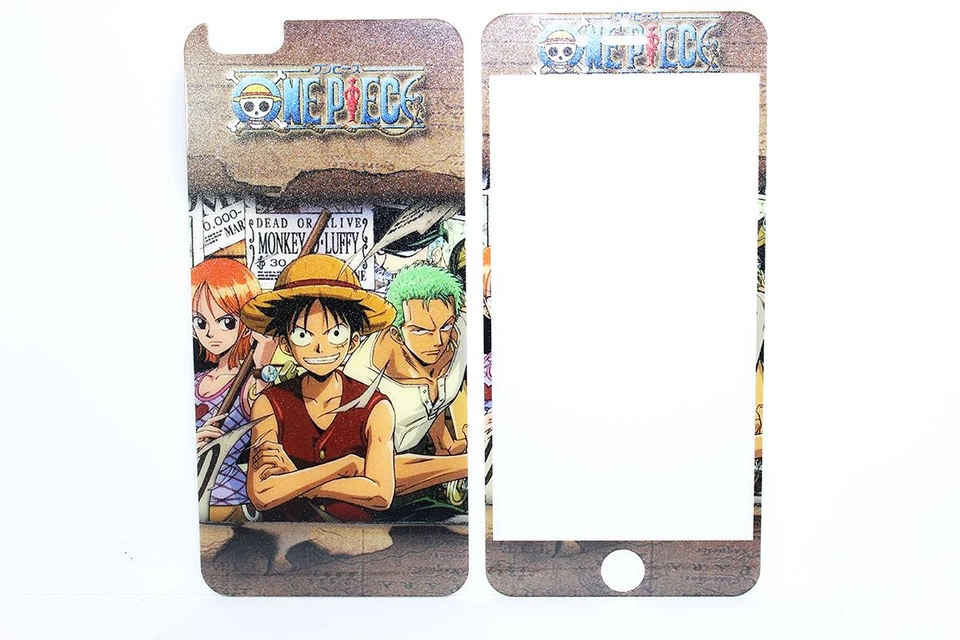 Protector de pantalla de vidrio templado de una pieza de dibujos animados (delantero y trasero) para ap iPhone Foto 1 de 1