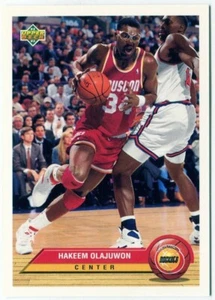 1992-93 Upper Deck McDonald's #P15 Hakeem Olajuwon Houston Rockets - Picture 1 of 2