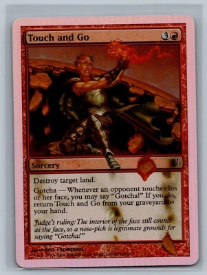 Magic The Gathering Unhinged Touch and Go #90/140 Foil MTG TCG CCG - Image 1 of 2