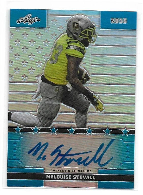 Marquise Stovall 2016 Leaf refractor auto #d 7 / 12     SSP - Image 1 of 1
