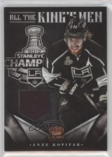 2012-13 Rookie Anthology Crown Royale All the King's Men Material Anze Kopitar