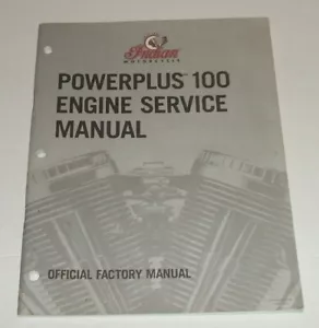 Gilroy Indian Chief Engine Service Manual Power Plus 100 2002 2003 - Picture 1 of 6