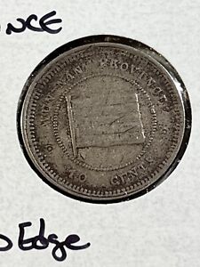 1923 (Year 12) China Yunnan Province 10 Cents Reeded Edge