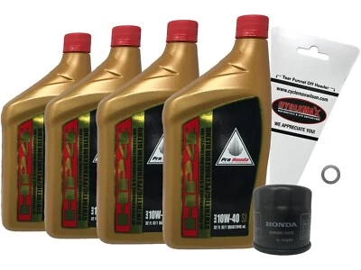 Cyclemax 2004-2018 Honda ST1300 HP4 Semi Synthetic Oil Change Kit - Image 1 of 2