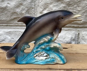 Vintage San Diego Souvenir Dolphin Bank Ceramic Kelvin’s Japan 4.5x7” - Picture 1 of 12