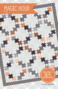 Quilt Pattern MAGIC HOUR Moda PRAIRIE GRASS Layer Cake Friendly MIDNIGHT MAGIC - Picture 1 of 4