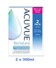 RevitaLens Soft Contact Lens Solution Multipack 2 x 300ml & 2 Cases. Exp 04/2029