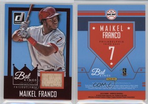 2016 Panini Donruss Bat Kings Red /49 Maikel Franco #BK-MF